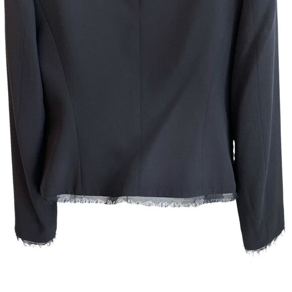 Holt Renfrew 100% Wool Black Blazer - Picture 8 of 9